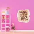 thumbnail image 3 of Is His Love For You Mightier Than Waves Of Sea Religious Verse Design Wall Art Sticker Designs Vinyl Stickers For Home House Walls Rooms Windows Bedroom Decoration Size (26x26 inch), 3 of 3