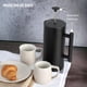 thumbnail image 4 of ESPRO - Prensa francesa P6 - Cafetera y tetera aislada de acero inoxidable de doble pared, 32 onzas, negro mate, 4 of 5
