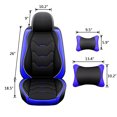 thumbnail image 6 of OTOEZ Universal Car Seat Covers Leather Front Back 5 Seats Full Set Automotive Seat Protector Replacement Fit Most Honda Toyota Chevy Ford Nissan Vehicles, Trucks, SUVs, 6 of 11
