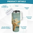 thumbnail image 4 of Simple Modern 30 oz Insulated Stainless Steel Tumbler Double Wall Stainless Steel Tumbler with 2-Way Drinking Starfish with Flowers, 4 of 9