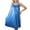 Blue, variant on HomeGardon Nightgowns for Women,Summer Dresses Women's Lace Sleeveless Plus Ice Silk Midlength Nightdress
