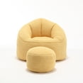 thumbnail image 6 of Homy Casa Adult Bean Bag Chair with Footrest, High Back Foam Lounge Sofa, 6 of 8