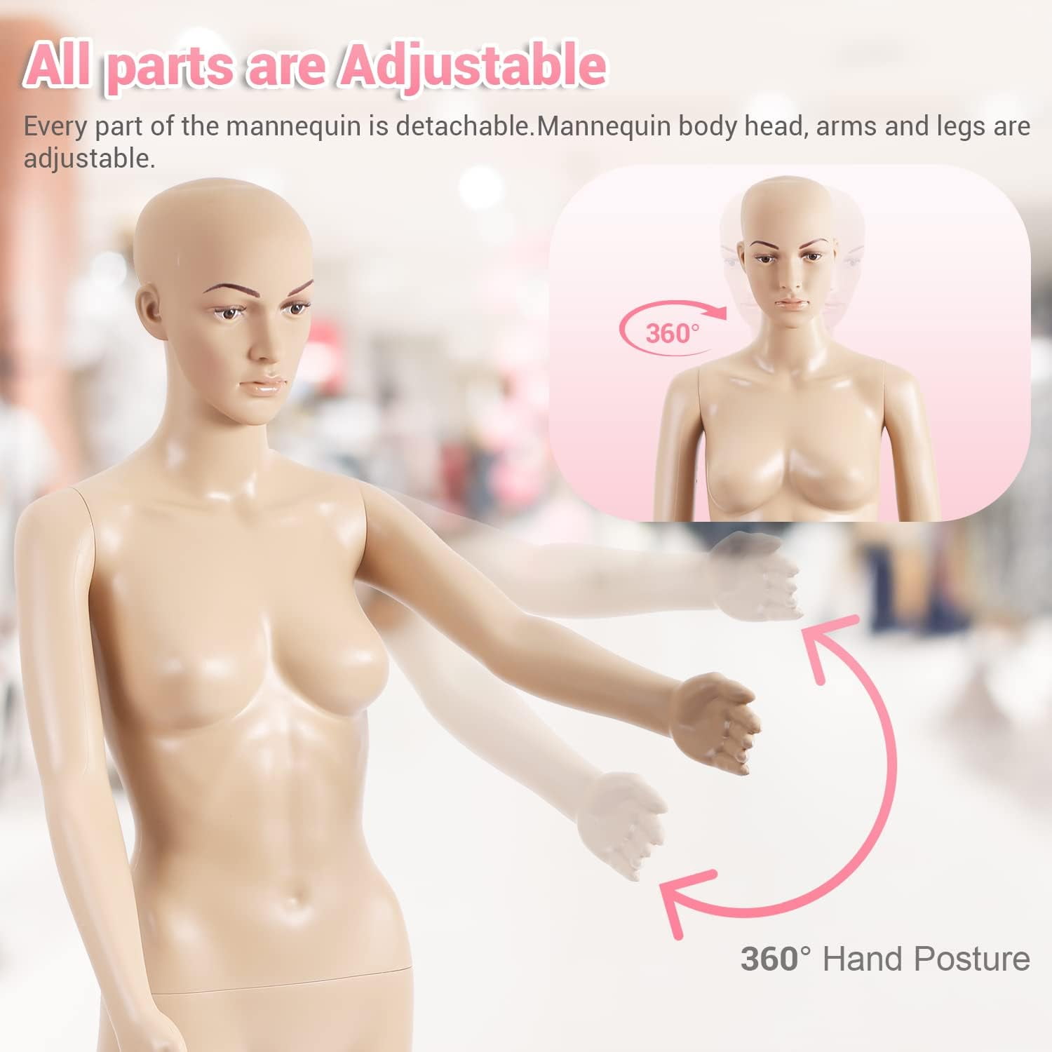 YRLLENSDAN Female Male Mannequin Torso Dress Form Libya | Ubuy