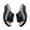 Black, variant on Ruyang Women's Spring/Summer Large Slope Heel Wide Strip One Word Breathable Casual Shoes Sandals Flat Sandals for Women Summer