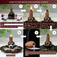 thumbnail image 4 of TRUMIRI Backflow Incense Cones - Combo Pack of 20 Waterfall Cones (10 Dragons Blood + 10 Sandalwood), 4 of 8