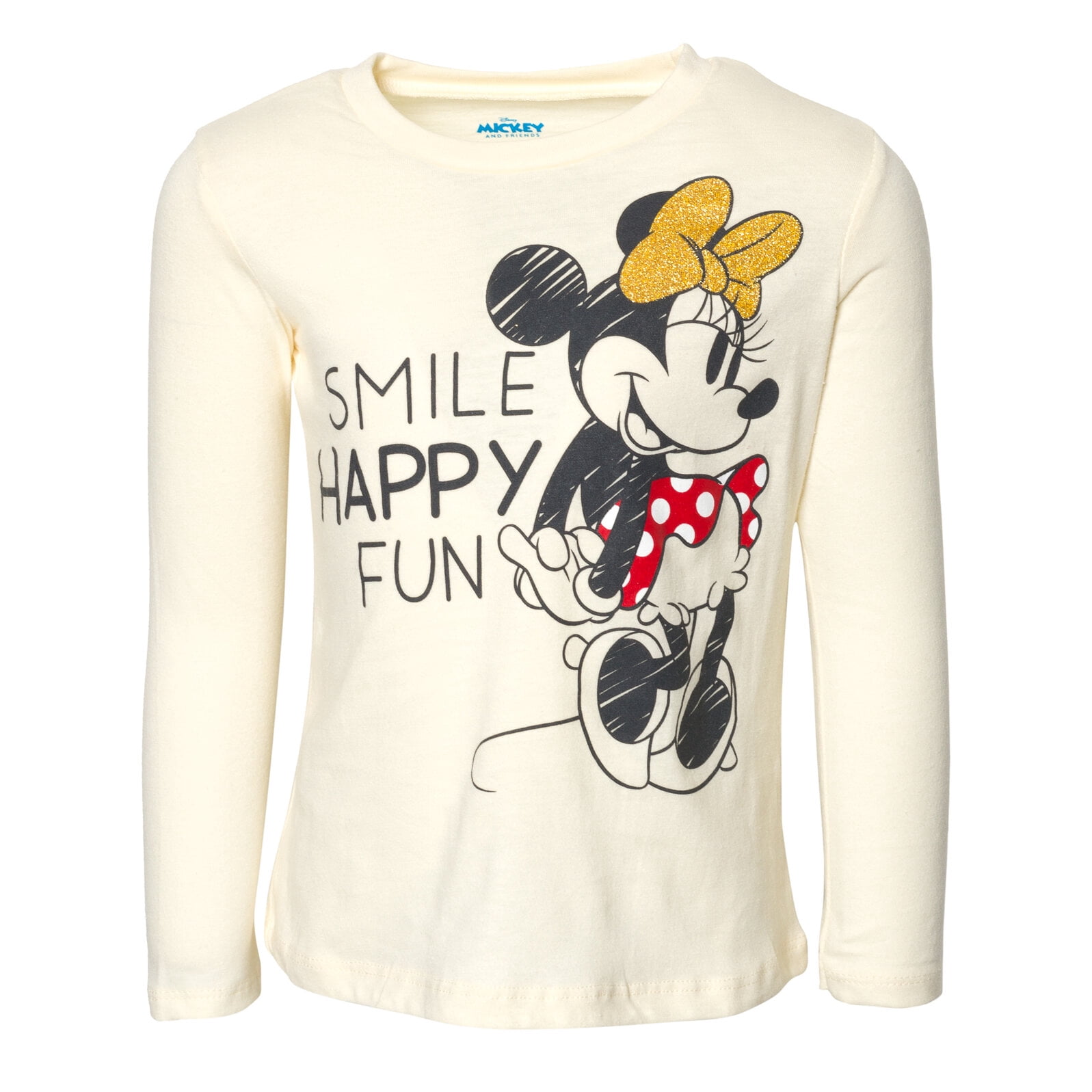 Disney Minnie Mouse Infant Baby Girls Pullover Crossover Fleece Hoodie T-Shirt and Leggings 3 Piece Outfit Set Infant to Big Kid