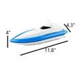 thumbnail image 5 of RC Boat  2.4G Remote Control Boat for Pools and Lakes Pond Garden  Blue  1 Battery, 5 of 5