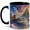 Black, variant on Sky Rider Castle 11oz Ceramic Mug, Fantasy Bird Adventure Art