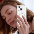 thumbnail image 6 of Designed for iPhone 15 Case Magnetic Clear Slim Case for Women Men Full Camera Protector Anti-Yellowing Shockproof Compatible with MagSafe Cover 15 Sliver, 6 of 14