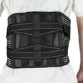 thumbnail image 1 of Adjustable Breathable Back Support Belt with Removable Cushion for Men Women, Back Brace, Stabilizing Splints, Stretch Fabric Mesh, Sturdy Steel Stabilizer, 1 of 7