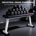 thumbnail image 3 of Senfot Household Strength Training Bench Stable Iron Plastic Frame Indoor Bodybuilding Workout Fitness Stool Black, 3 of 8