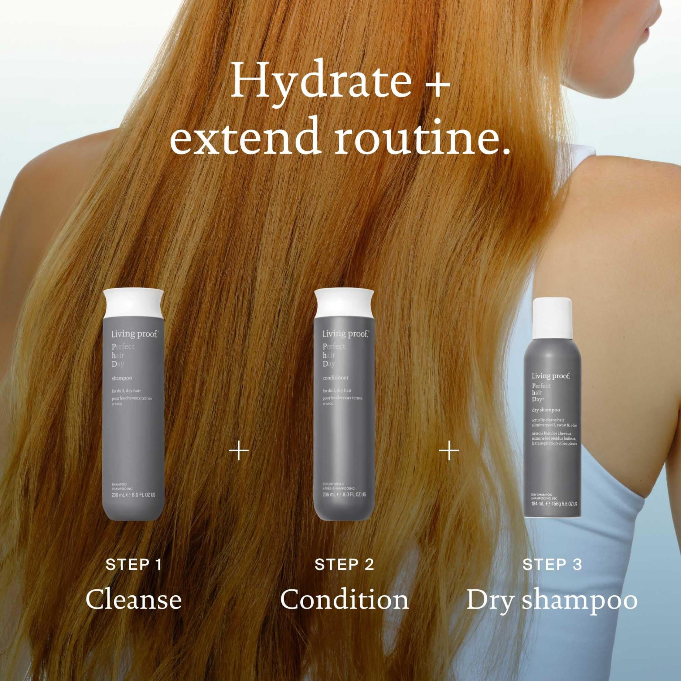 Living Proof Perfect Hair Day Shampoo, Hydrating Shampoo, Enhances Shine and Softness, 24 oz