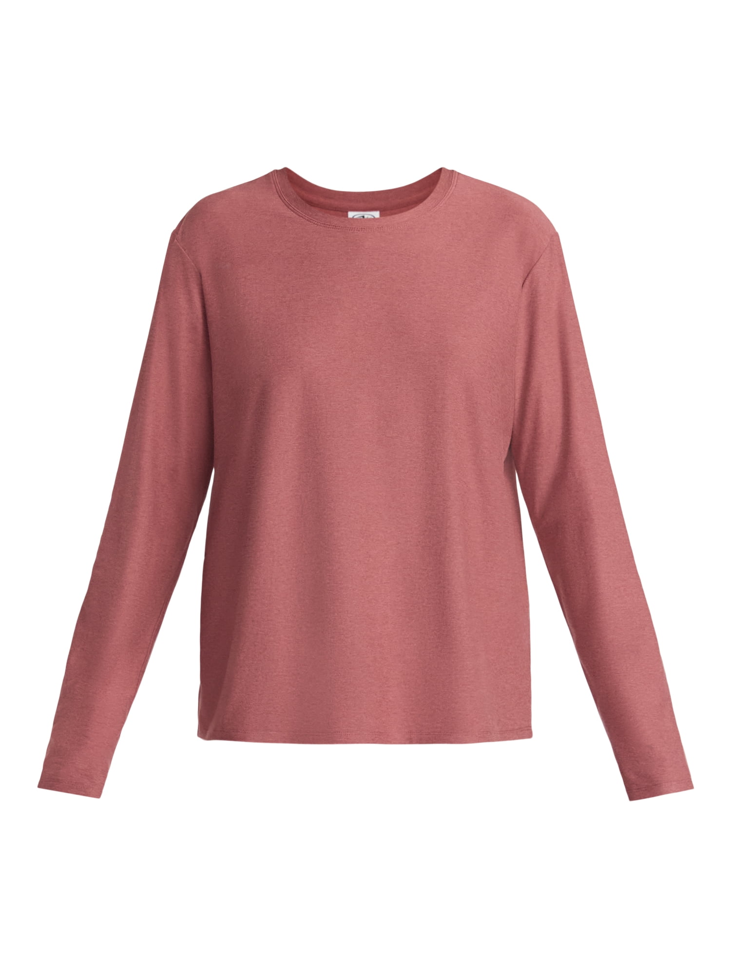 Athletic Works Women's and Women's ButterCore Tee with Long Sleeves, Sizes XS-4X