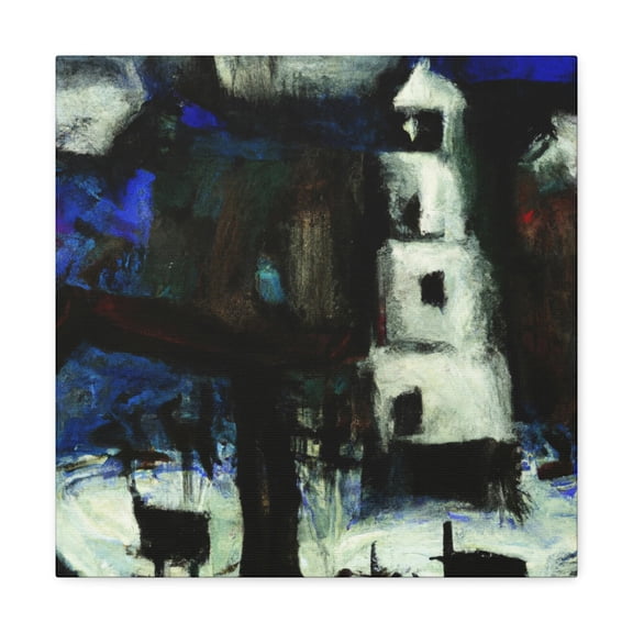 Harbor of Vibrant Hues - Canvas