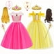 thumbnail image 2 of Disfraz de niña de Disney, vestido de princesa Aurora Bella, disfraz de lujo para niños, ropa de Navidad para Halloween, 5-6T (tag 130) Gao Jinjia LED, 2 of 2