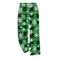 thumbnail image 4 of Simua Men's Christmas Print Elastic Waist Long Pants - Festive Holiday Lounge Pants with Drawstring & Pockets for Home & Casual Wear, S-XXXL, 4 of 4