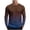 Brown, variant on Cmfcve Plus Size Gradient Shirt for Men Casual Long Sleeve Athletic T-Shirt Crew Neck Lightweight Fall Pullover Tops