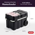 thumbnail image 3 of Caja de herramientas con ruedas Keter Masterloader 241008 con organizadores extraibles, 3 of 5