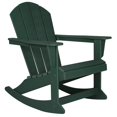 thumbnail image 2 of Chaise à Bascule Extérieure en Plastique HDPE Vert Foncé, 2 of 6