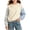 Gray, variant on NEBWOAK Little Girls Colorblock Crewneck Sweatshirt, Loose Fit Drop Shoulder, Soft Stretchy in Blue,Size 7-8 T