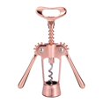 thumbnail image 1 of Corkscrew Set by Hanee (Rose Gold) - Wine Bottle Opener - Wine Opener & Beer Bottle Opener with Foil Cutter and Pouch, Wine Accessories For Kitchen Chateau Restaurant Bars and Waiters, 1 of 5