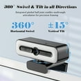 thumbnail image 4 of RONY 4K Autofocus Webcam with Ring Light, Plug & Play Computer Camera with Microphone for PC Laptop Video Streaming, 4 of 14