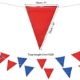 thumbnail image 2 of Banderas de Banderín de Precaución Uxcell de 102ft 45pcs, Bandera de Seguridad de Marcado de Perímetro para Advertencia de Construcción de Tráfico Rojo Azul, 2 of 6