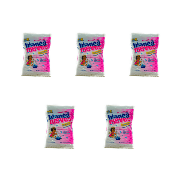 Blanca Nieves Powder Laundry Detergent, 5 Pack,( 5X 1.1 lb Bags) Deep Clean