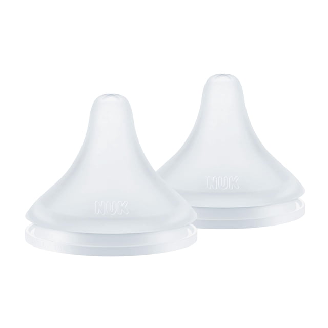 Bottle NUK Perfect Match Soft Silicone Tetina Slow Flow, paquete de 2