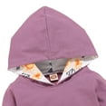 thumbnail image 4 of Esaierr 2PCS Newborn Girls Clothes Printed Sweatshirt Hoodies Sweatsuits Set Outfits Jogger Pants Sweatpants Long Sleeve Comfortable Floral Pants Spring Autumn Set for 0-18M, 4 of 5
