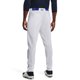 thumbnail image 2 of Pantalón Under Armour Utility Baseball de pierna recta para hombre, blanco/azul marino, 2 of 7