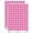 Hot Pink, variant on Can of Beans 200+ Round Stickers - Red - Matte Finish - 0.50" Size