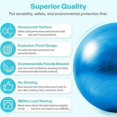 thumbnail image 5 of Pelota de ejercicio de PVC Sincero 75 cm azul, 5 of 5