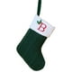 thumbnail image 1 of Calcetines Navideños con Letras Bordadas | Medias Navideñas de Punto Rojas, Verdes y Blancas con Colgante de Árbol | Decoración Navideña con Inicial Personalizada | Chimenea Acogedora y Detalle de Re, 1 of 1