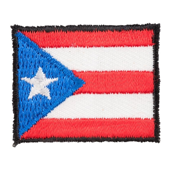 Puerto Rico Flag Patch, XX-Small Size.