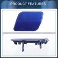 thumbnail image 6 of Unique Bargains Front Left Bumper Headlight Washer Nozzle Cover Cap No.7L6807751B Bumper Trim Nozzle Cover for Volkswagen Touareg 2007-2010 Blue Plastic 1 Pcs, 6 of 7