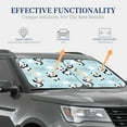 thumbnail image 4 of Fotbe Cute Panda Bear 2-Piece Car Windshield Sun Shade | Sun Blocker for Car Windshield | Foldable Automotive Interior Accessories for Sun Protection-Medium, 4 of 7