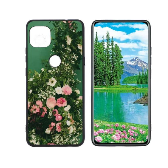 Floral-276 Phone Case, Degined for Moto One 5G Ace Case Men Women, Flexible Silicone Shockproof Case for Moto One 5G Ace