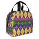 thumbnail image 2 of Disketp Mardi Gras4 for Insulated Lunch Bag for Women and Men, Perfect for Work, Hiking, Picnic, 2 of 8
