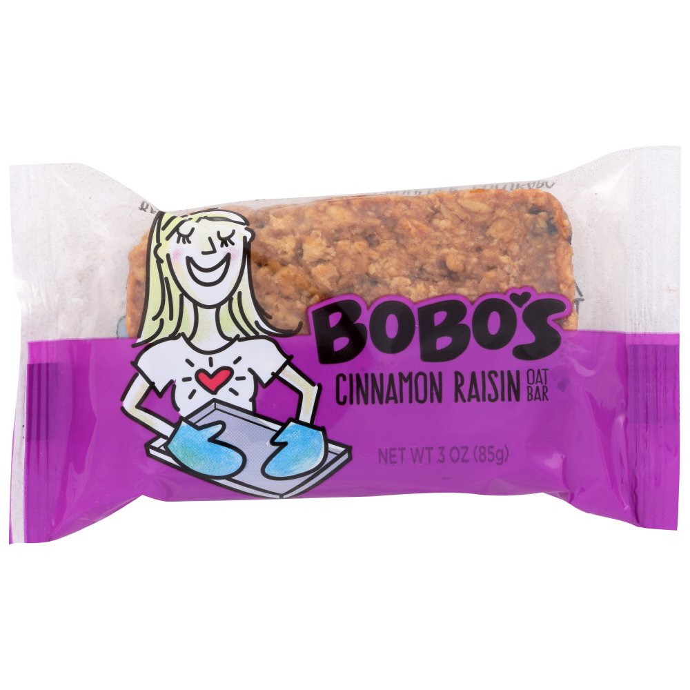 Bobo'S Oat Bars All Natural Cinnamon Raisin, 3 Oz