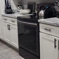 12 Pcs Pull Handle Cabinet Door Stainless Kitchen Handles Black