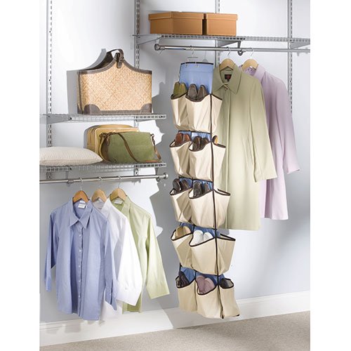 Rubbermaid Hanging Canvas 20Pocket Shoe Organizer