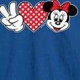 thumbnail image 3 of Mickey & Friends - Peace Love Minnie - Men's Long Sleeve T-Shirt, 3 of 5