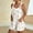 White, variant on Women's Star Printed Overall Jumpsuit Suspender One Piece Sleeveless Wide Leg Shorts Rompers With Pockets