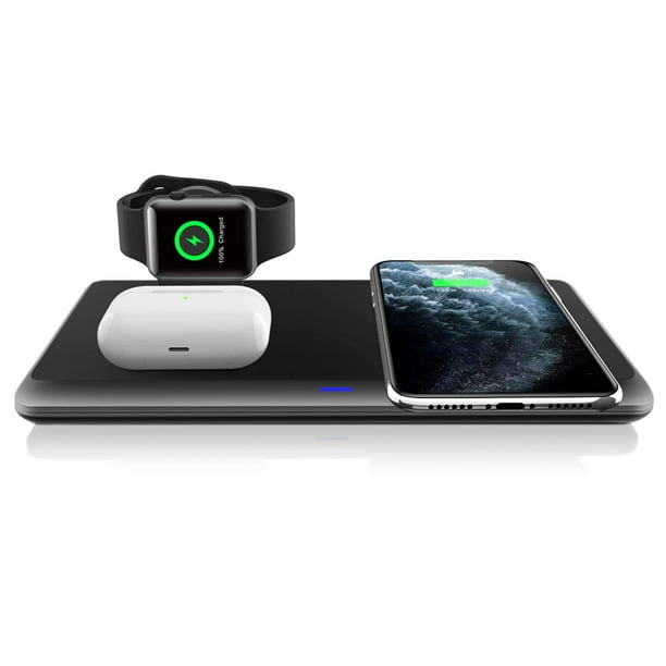Hosaud Wireless Charger 3 In 1 Wireless Charging Station For Iphone 11 11pro Se X Xs Xr Xs Max 8 8 Plus Apple Watch Wireless Charging Pad For Samsung Galaxy S20 S10 Walmart Com