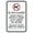 Warning Sign 5, variant on Service Dog Sign - 8"x12" Metal Service Animal Decor for School Home Business Indoor Outdoor