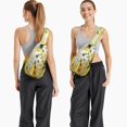 thumbnail image 3 of Sunflower and Truck Design Sling Backpack with Adjustable Strap, Multiple Compartments, Lightweight Durable Crossbody Backpack for Travel and Outdoor Use, 3 of 6