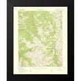 thumbnail image 2 of USGS 12x14 Black Modern Framed Museum Art Print Titled - Sonora Pass California Quad - USGS 1961, 2 of 5