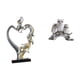 thumbnail image 1 of Figura De Pareja Besándose Y Estatua De Búho, Adorno De Escritorio Coleccionable Para Dormitorio, Boda, Estantería, Armario, Decoración Del Hogar, Escultura Animal Moderna Para Sala De, 1 of 8