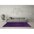 thumbnail image 3 of Ahgly Company Indoor Round Abstract Pink Modern Area Rugs, 3' Round, 3 of 4